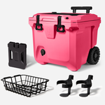 BrüTank 35-Quart Ultimate Day Trip Cooler Bundle | Neon Pink thumbnail image 1 