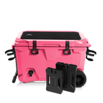 BrüTank 55-Quart Double Drink Holder Cooler Bundle | Neon Pink thumbnail image 2 