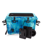 BrüTank 55-Quart Double Drink Holder Cooler Bundle | Ocean Swirl thumbnail image 2 